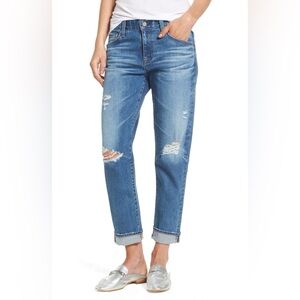 AG Adriano Goldschmied Ex-boyfriend Relaxed Slim Jeans 15 Years Blue Dust Sz 30